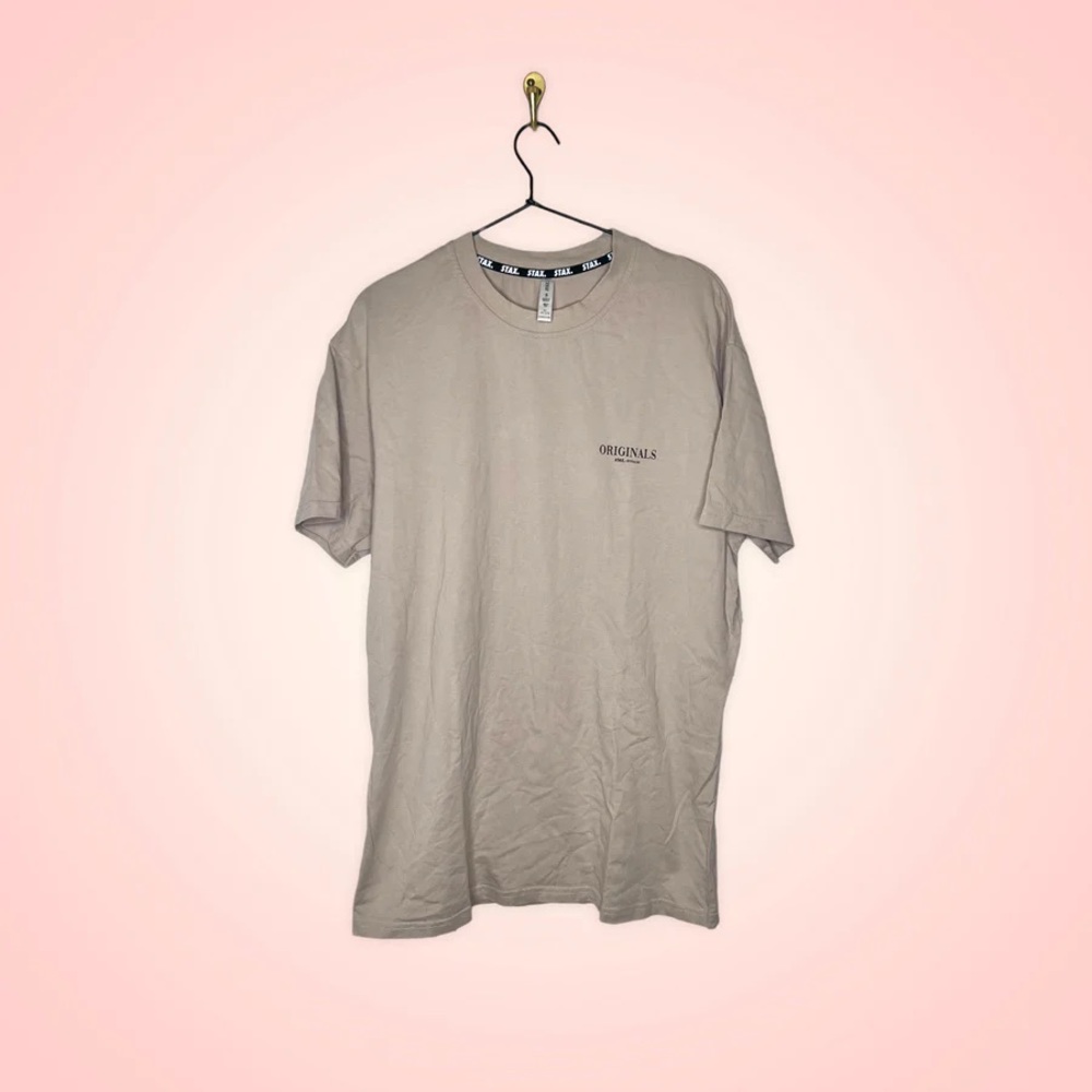 Stax originals tan t-shirt (Sz S)